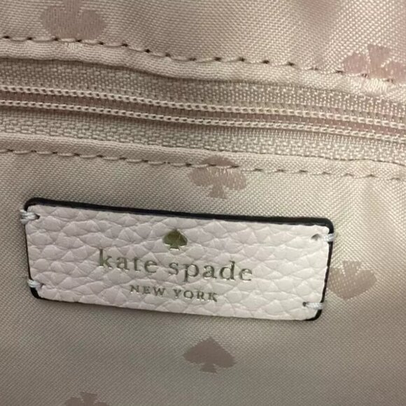 NWT KATE SPADE NEW YORK Crossbody Smoosh 2way Chalk Pink Shoulder Bag Leather - Picture 9 of 11